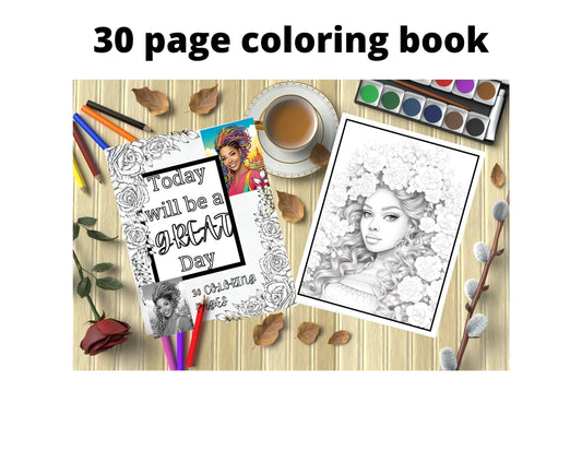 Black Girl Magic Coloring Book