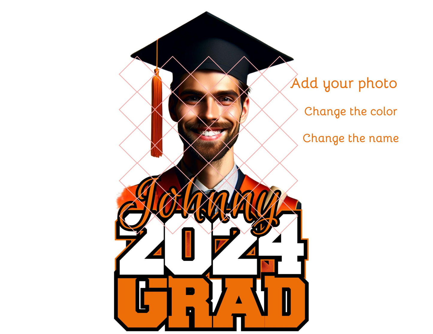 Editable Graduation Fan Template 2024