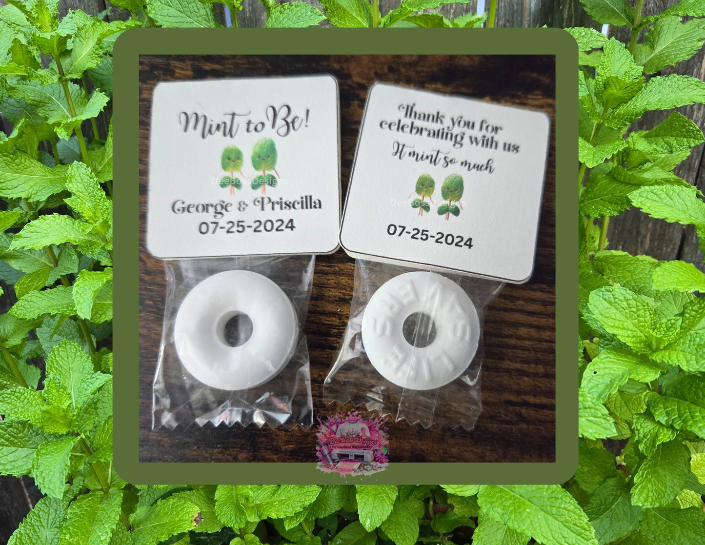 Mint To Be Wedding Favors, Bridal or Wedding Shower