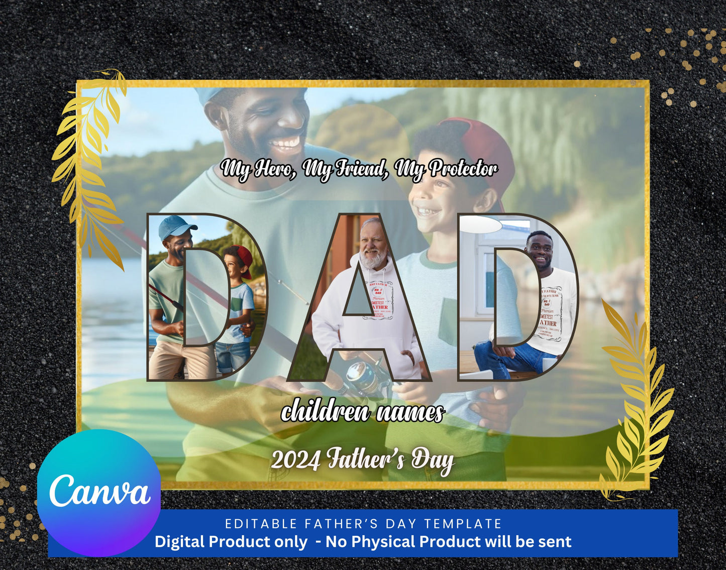 Father's Day Bundle Template PNGs